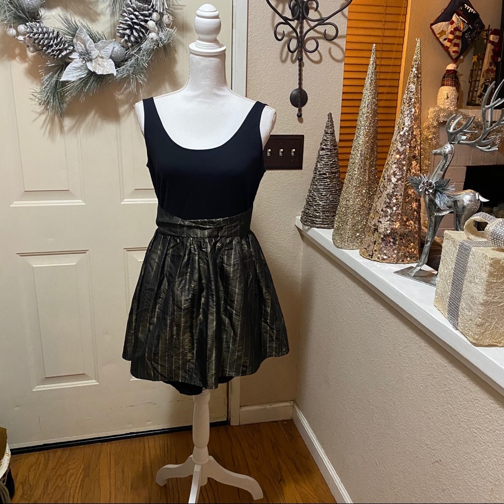 Dolce Vita Mini Cocktail Dress Tank Style Metallic - Picture 9 of 16